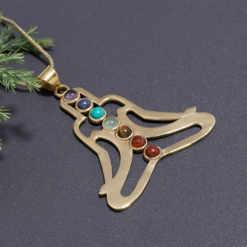 Seven Chakra Brass Necklace