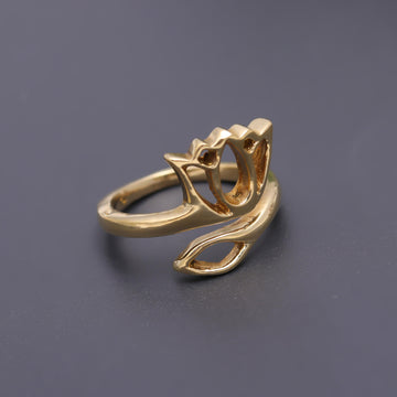 Lotus Brass Ring