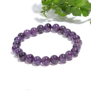 Genuine Amethyst Bracelet For Wisdom- Healing Crystal Bracelet