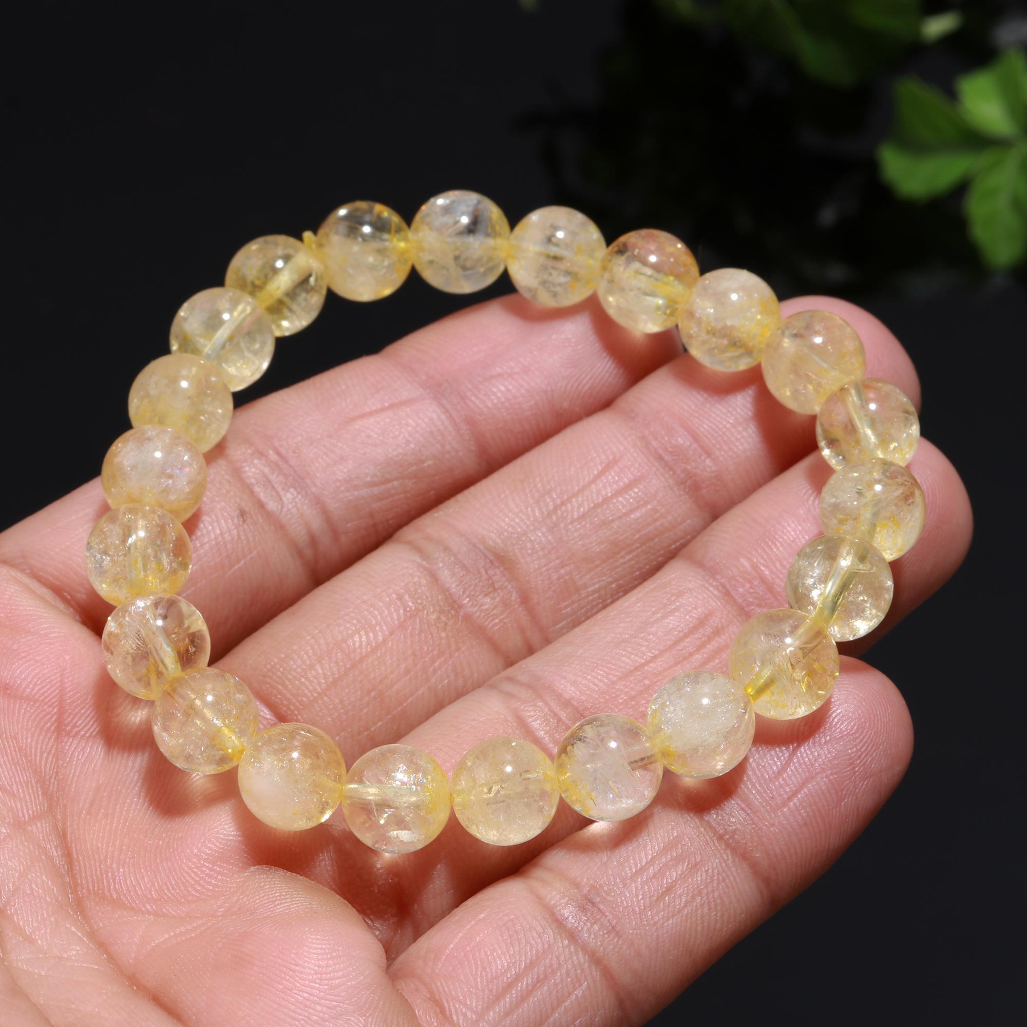 Genuine Citrine Bracelet for Success- Healing Crystal Bracelet