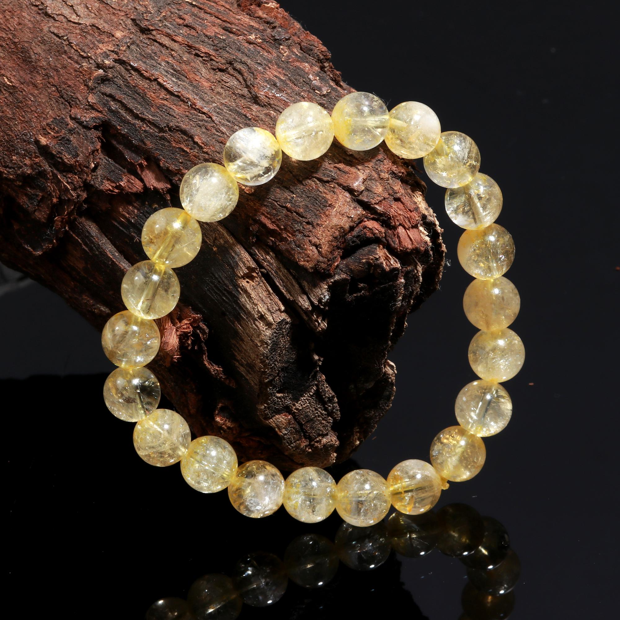 Genuine Citrine Bracelet for Success- Healing Crystal Bracelet