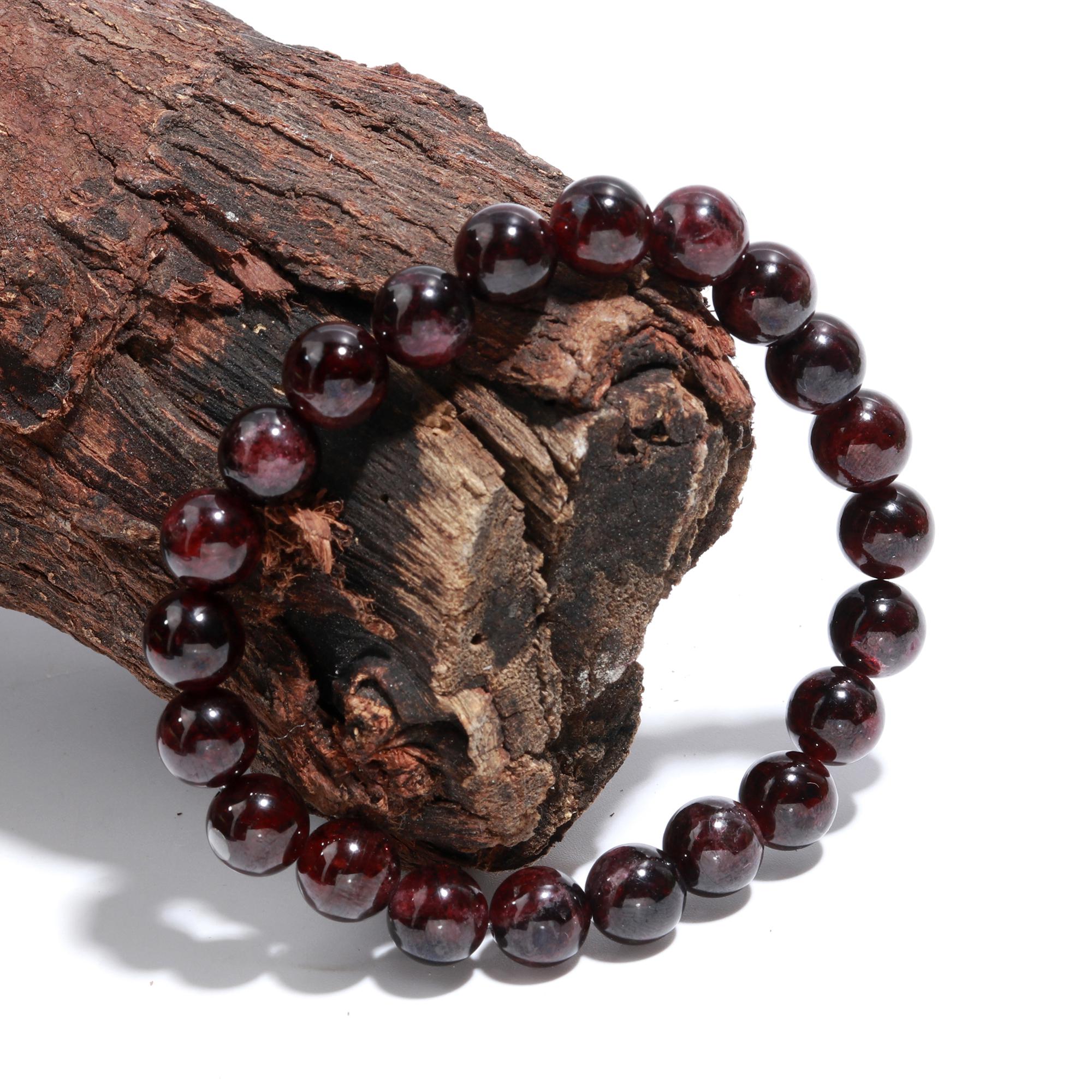 Genuine Garnet Bracelet- Healing Crystal Bracelet