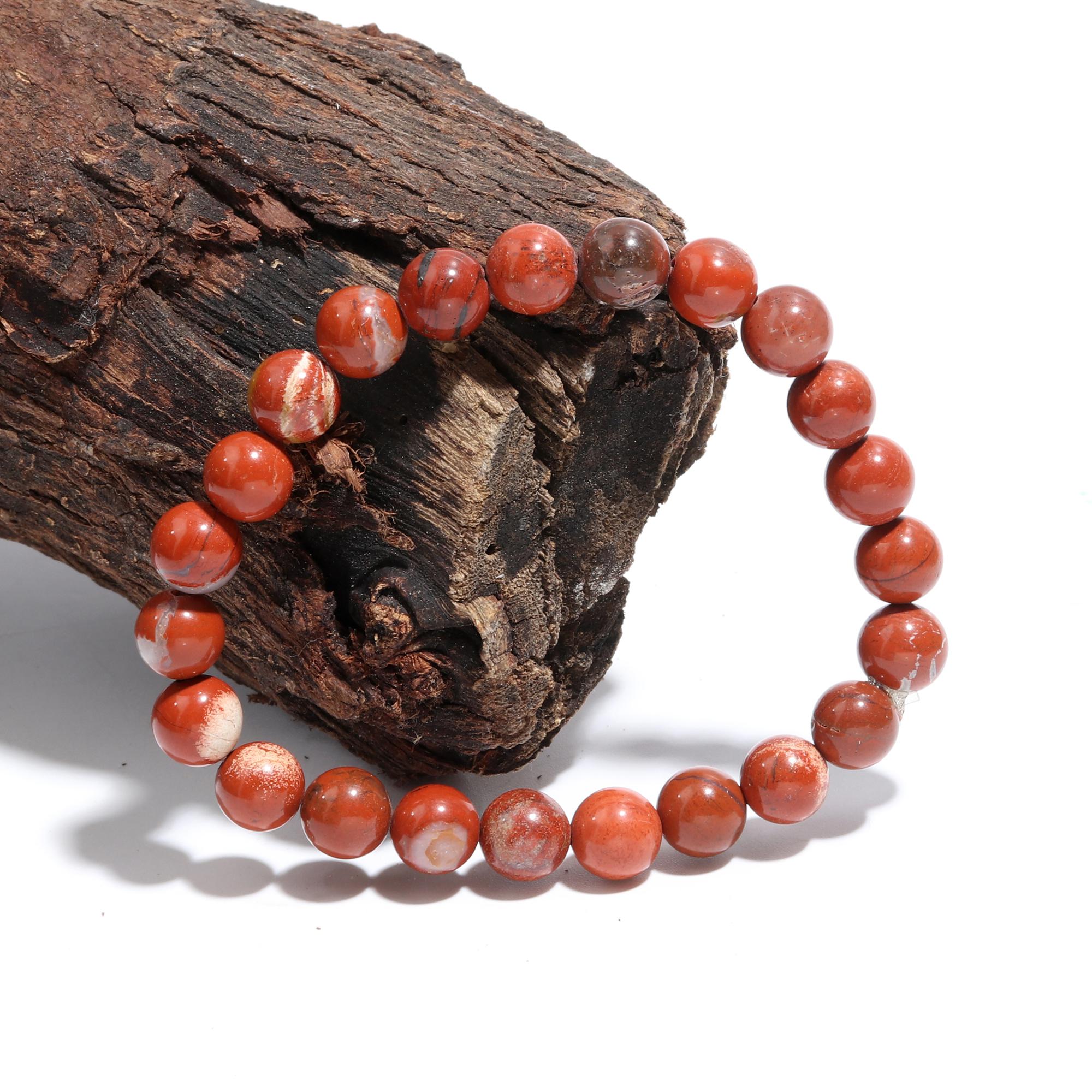 Genuine Red Jasper Bracelet- Healing Crystal Bracelet
