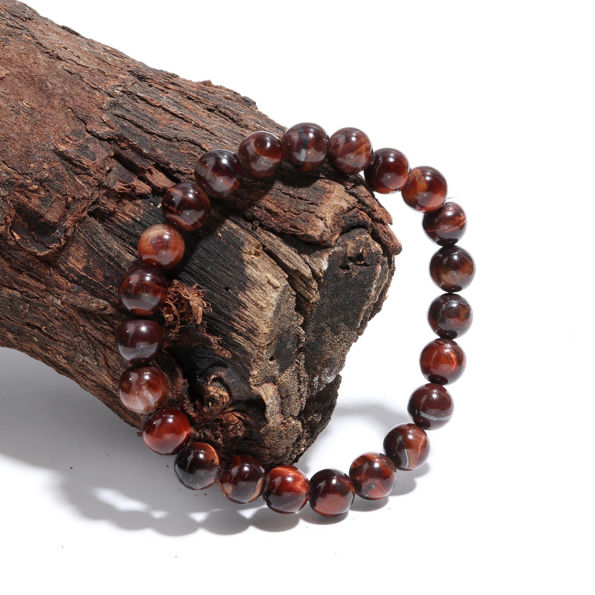 Red Tiger Eye Bracelet For Enhancing Confidence and Self-esteem