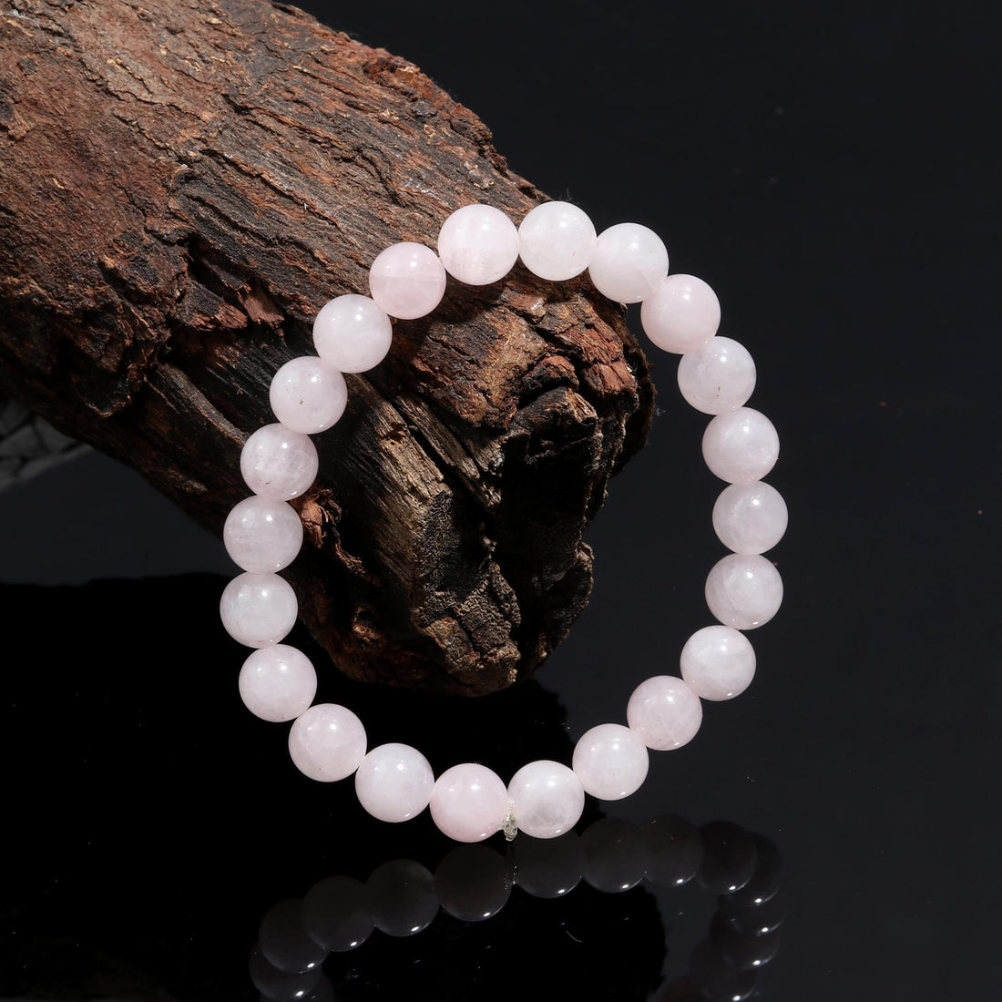 Genuine Rose Quartz Bracelet For Love- Healing Crystal Bracelet