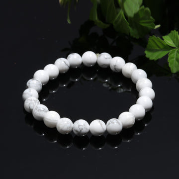 Howlite Bracelet for Calmness- Healing Crystal Bracelet