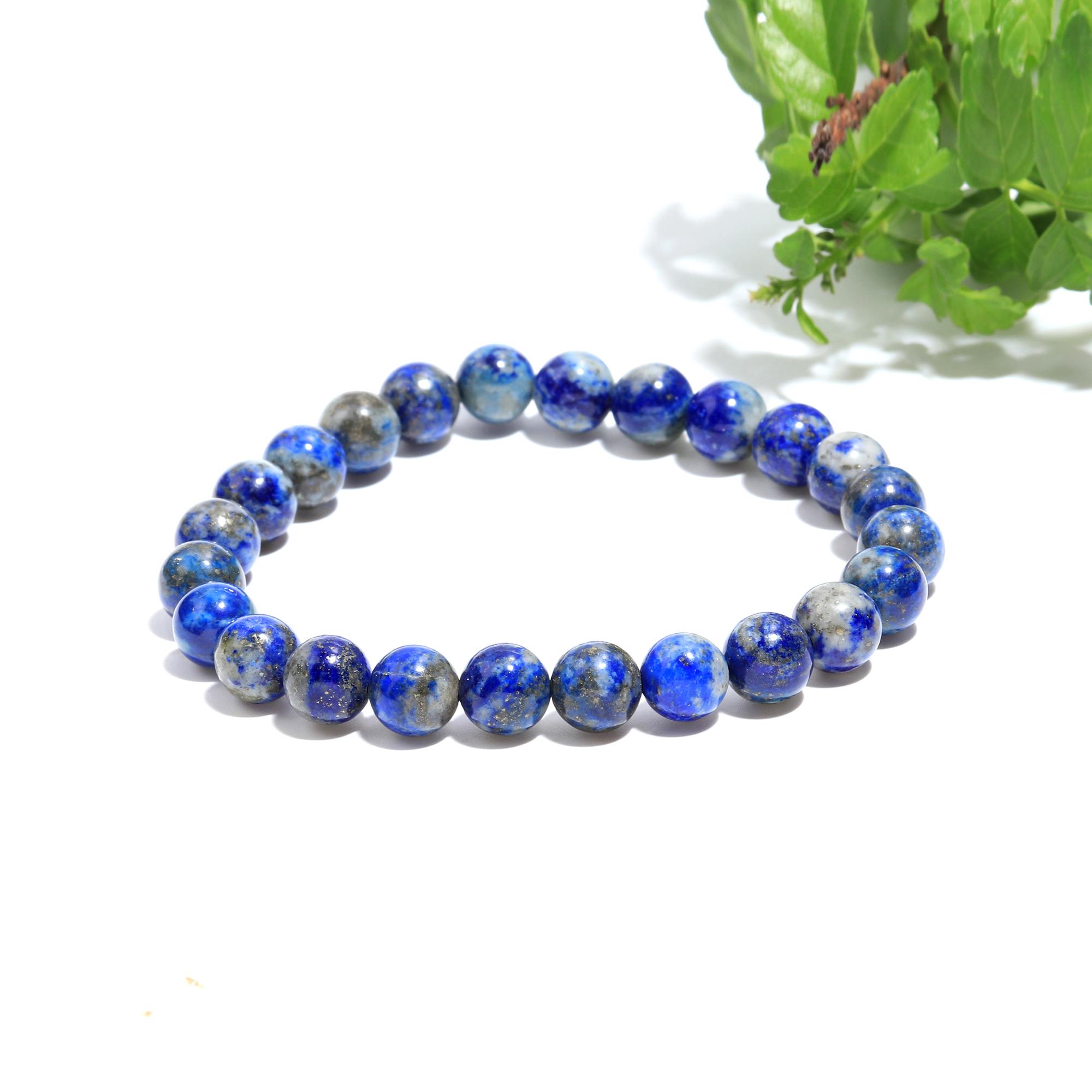 Turquoise, Lapis Lazuli and Clear Quartz Beaded Bracelet – Sedona Crystal  Vortex